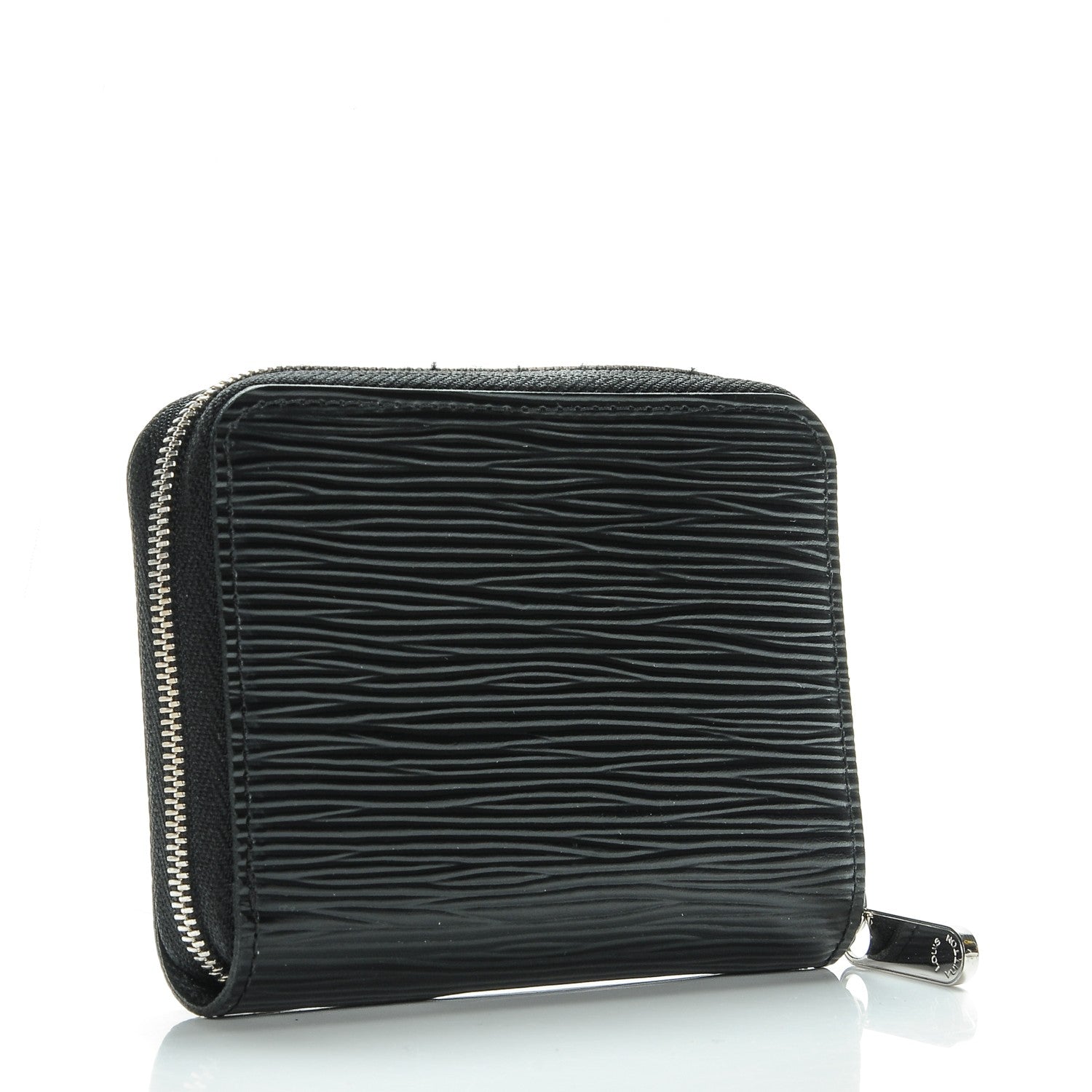 Louis Vuitton Epi Zippy Coin Purse Black 3 of 8