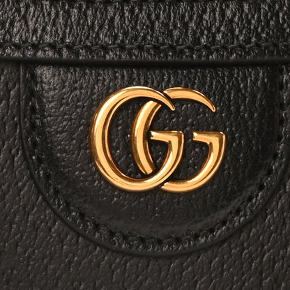 Gucci Textured Dollar Calfskin Web Mini Diana Tote Bag Black Dusty Grey 8 of 10