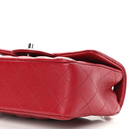Chanel Caviar Quilted Mini Rectangular Flap Red 9 of 9