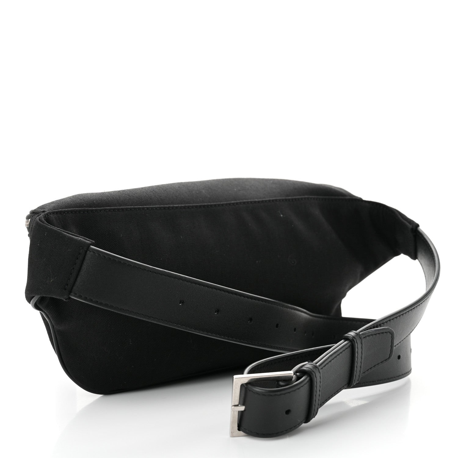 Saint Laurent Canvas Monogram Belt Bag Black 3 of 10