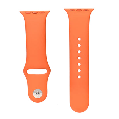 Hermes Silicone 40mm Apple Sports Watch Single Tour Band S/M Orange 1 of 5