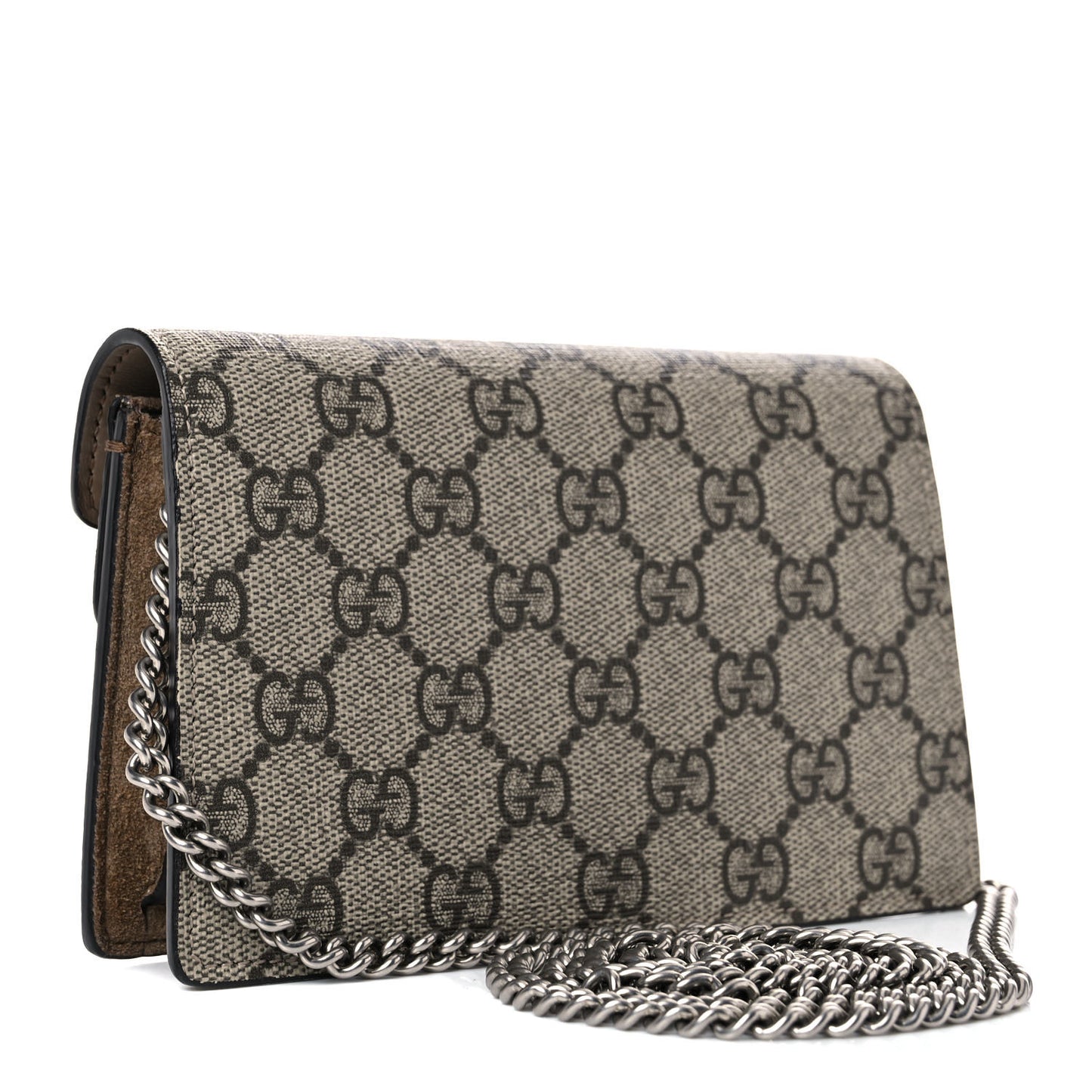 GG Supreme Monogram Super Mini Dionysus Shoulder Bag Taupe