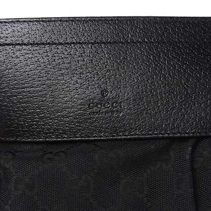 Gucci GG Monogram Web Double Pocket Belt Bag Black 6 of 12