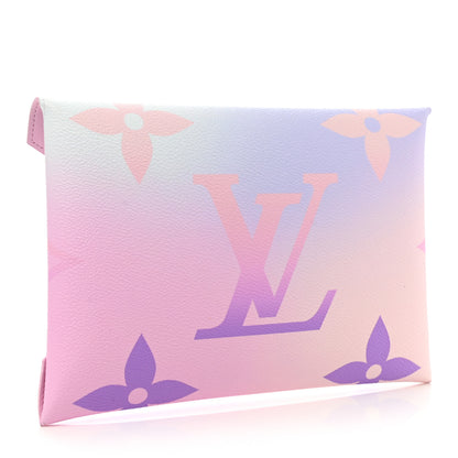 Louis Vuitton Monogram Giant Spring In The City Kirigami Pochette Set Sunrise Pastel Midnight Fuchsia Sunset Kaki 3 of 8