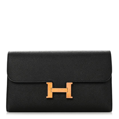 Hermes Epsom Constance Long Wallet Black 1 of 9