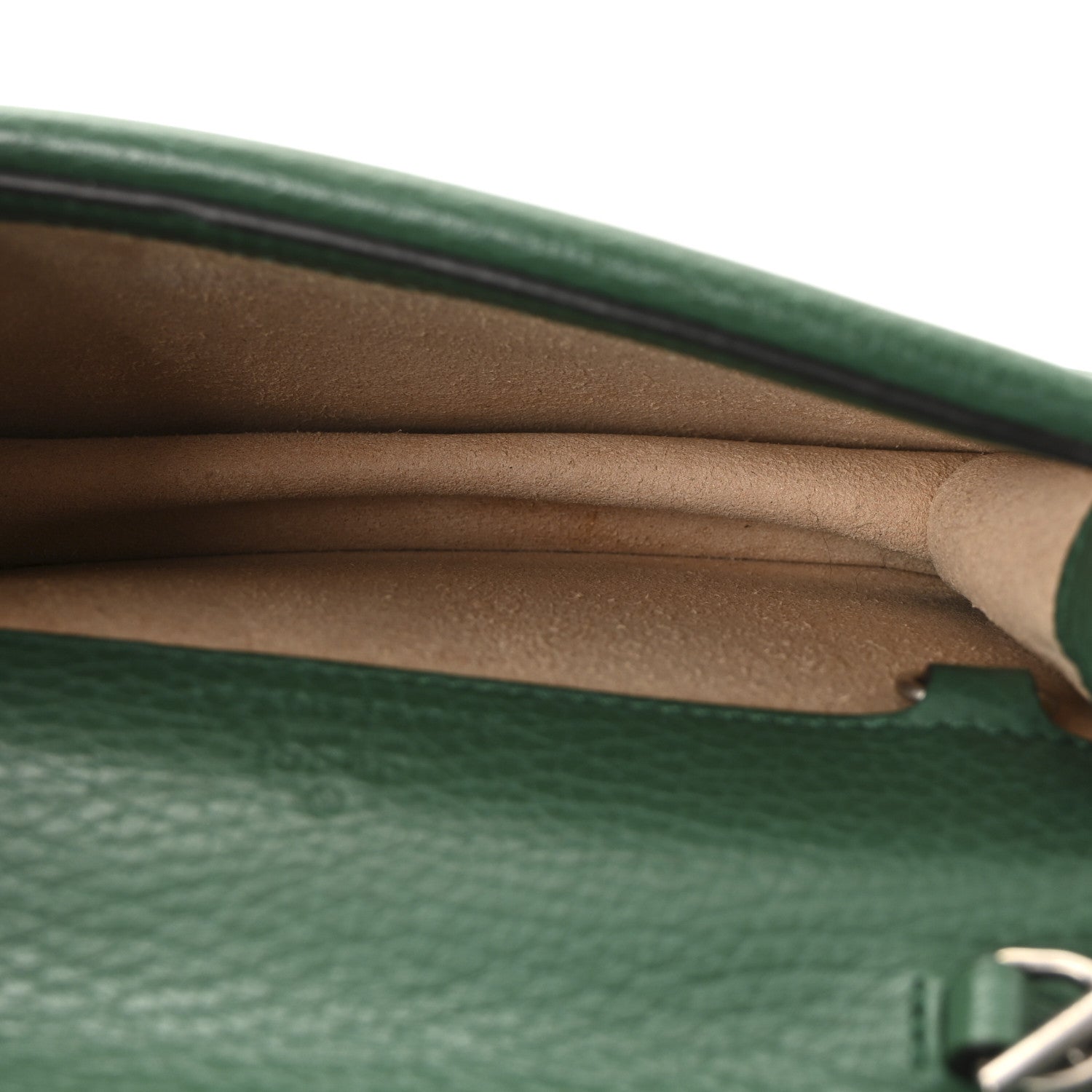 Gucci Dollar Calfskin Crystal Super Mini Dionysus Shoulder Bag Emerald 5 of 9