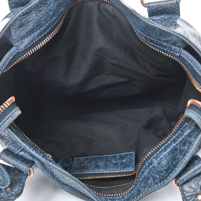 Balenciaga Agneau Giant 21 Rose Gold Hardware City Dark Night 5 of 22