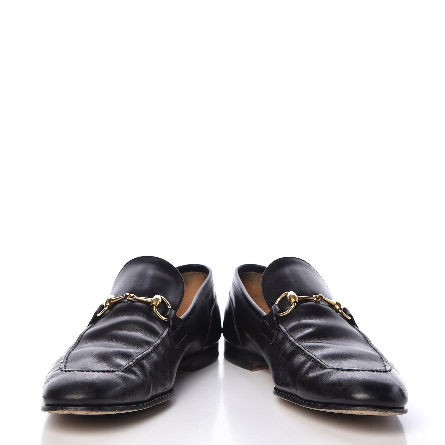 Calfskin Horsebit Mens Jordaan Loafers 11 Black