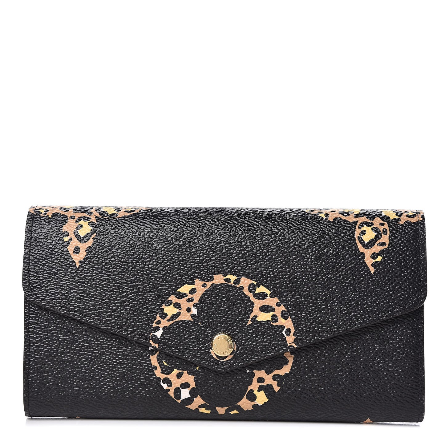 Monogram Giant Jungle Sarah Wallet Black