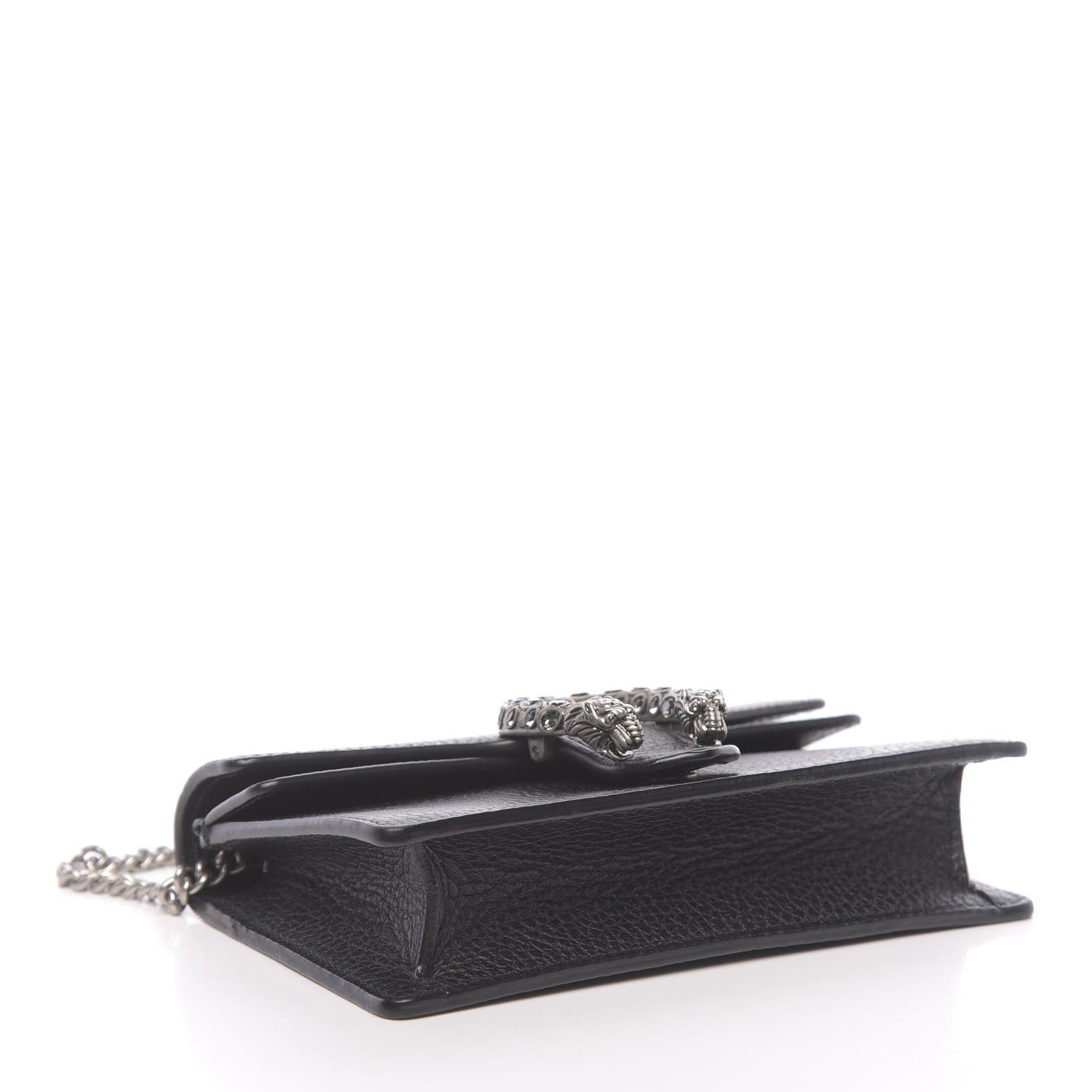 Gucci Calfskin Super Mini Dionysus Shoulder Bag Black 4 of 10