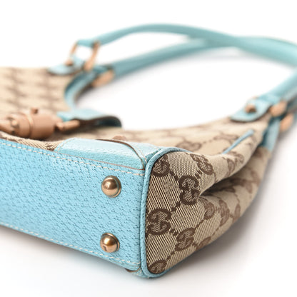 Gucci Monogram Jackie O Hobo Turquoise 7 of 10