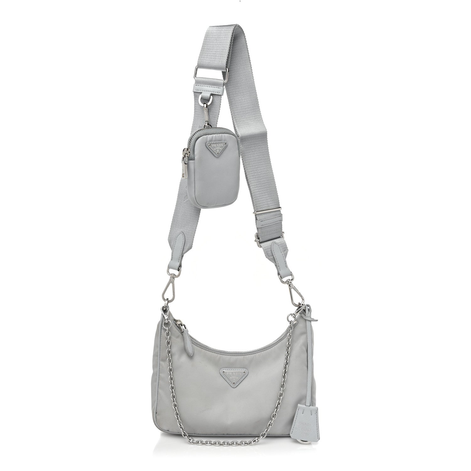 Prada Re-Nylon Saffiano Re-Edition 2005 Shoulder Bag Fiordaliso 1 of 14
