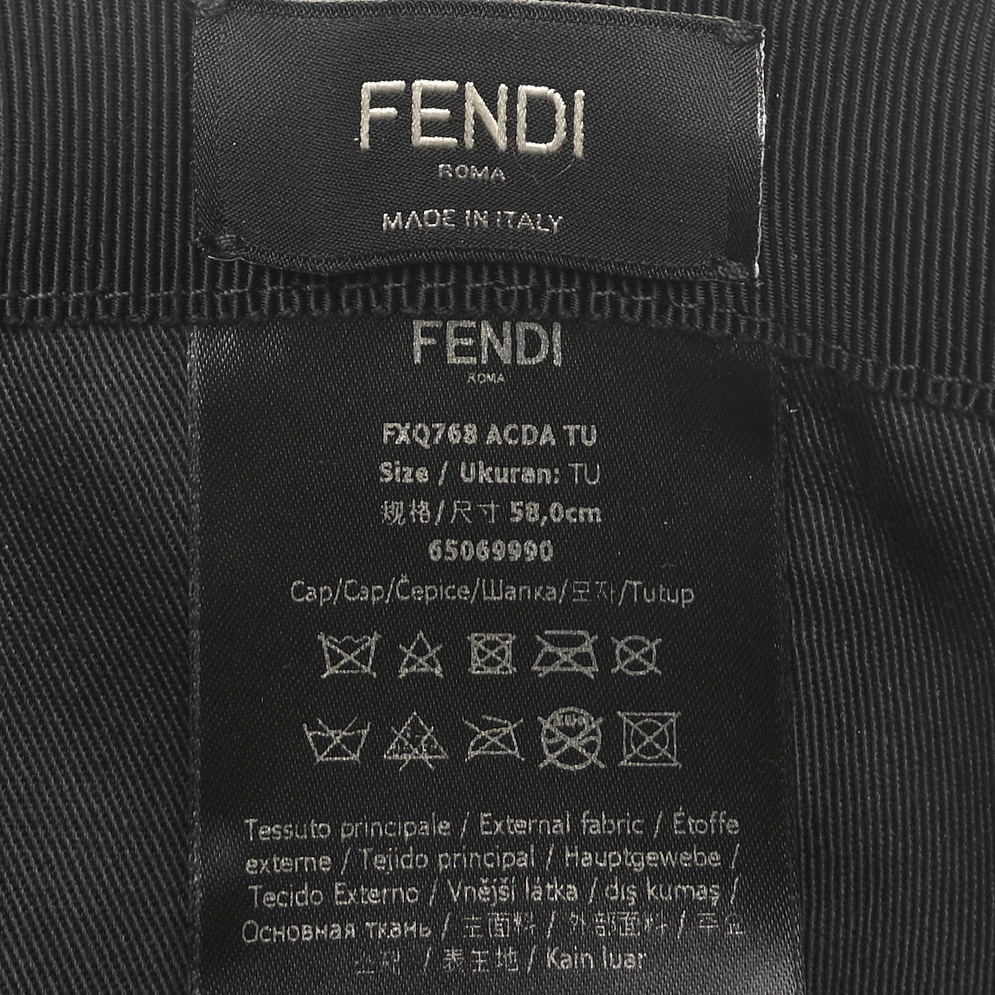 Canvas FF Reloaded Baseball Hat Black White