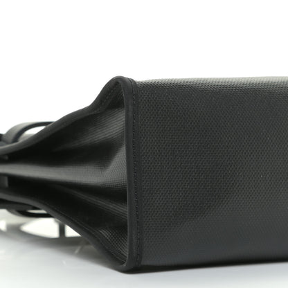 Hermes Toile H Berline Vache Hunter Herbag Zip PM 31 Black Ecru 6 of 10