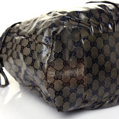 Gucci Crystal Monogram Hysteria Tote Navy Blue 7 of 10