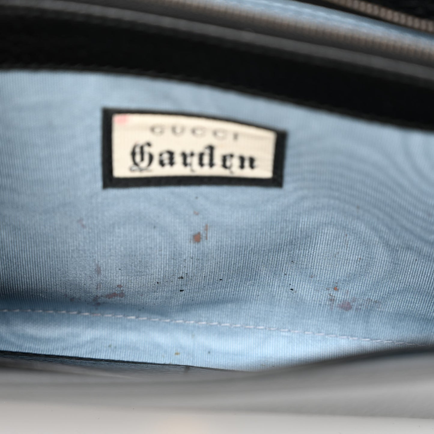 Calfskin Garden Dionysus Chain Wallet Black