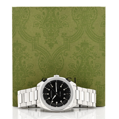 Gucci Stainless Steel 40mm GG2570 Quartz Watch Black 5 of 5