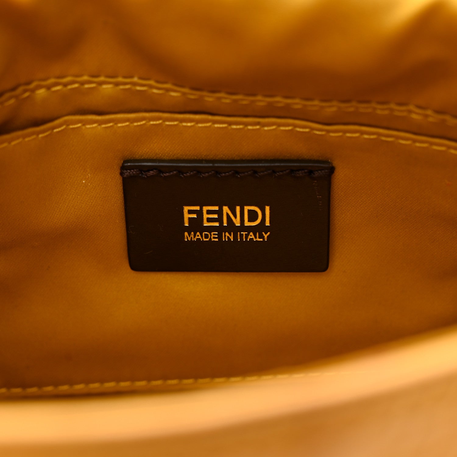 Fendi Vitello Savana Mini Mama Baguette Mimosa 6 of 13