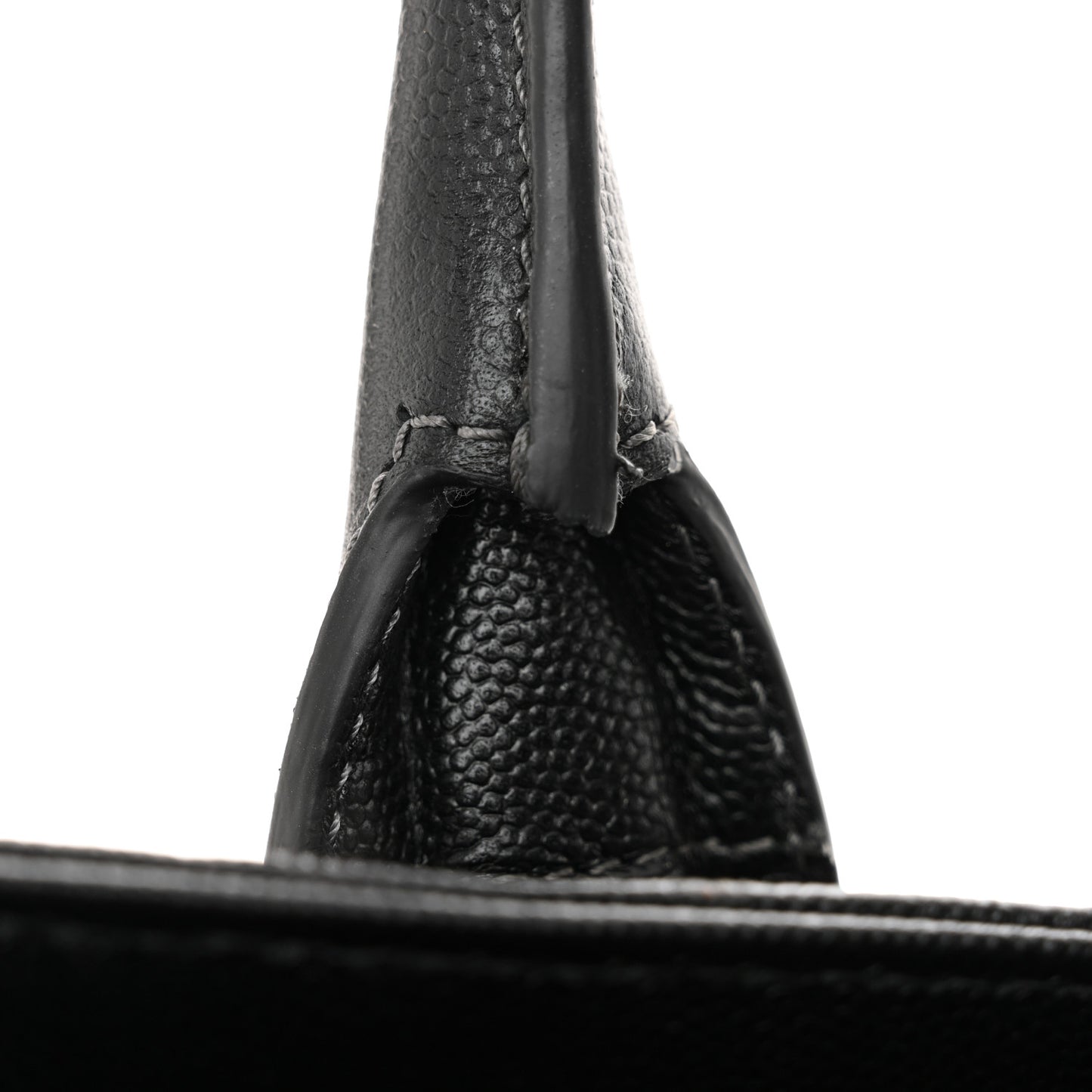 Caviar Medium Cerf Executive Shopper Tote Black
