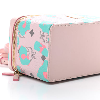 MCM Visetos Floral Leopard Vanity Case Pink 9 of 10