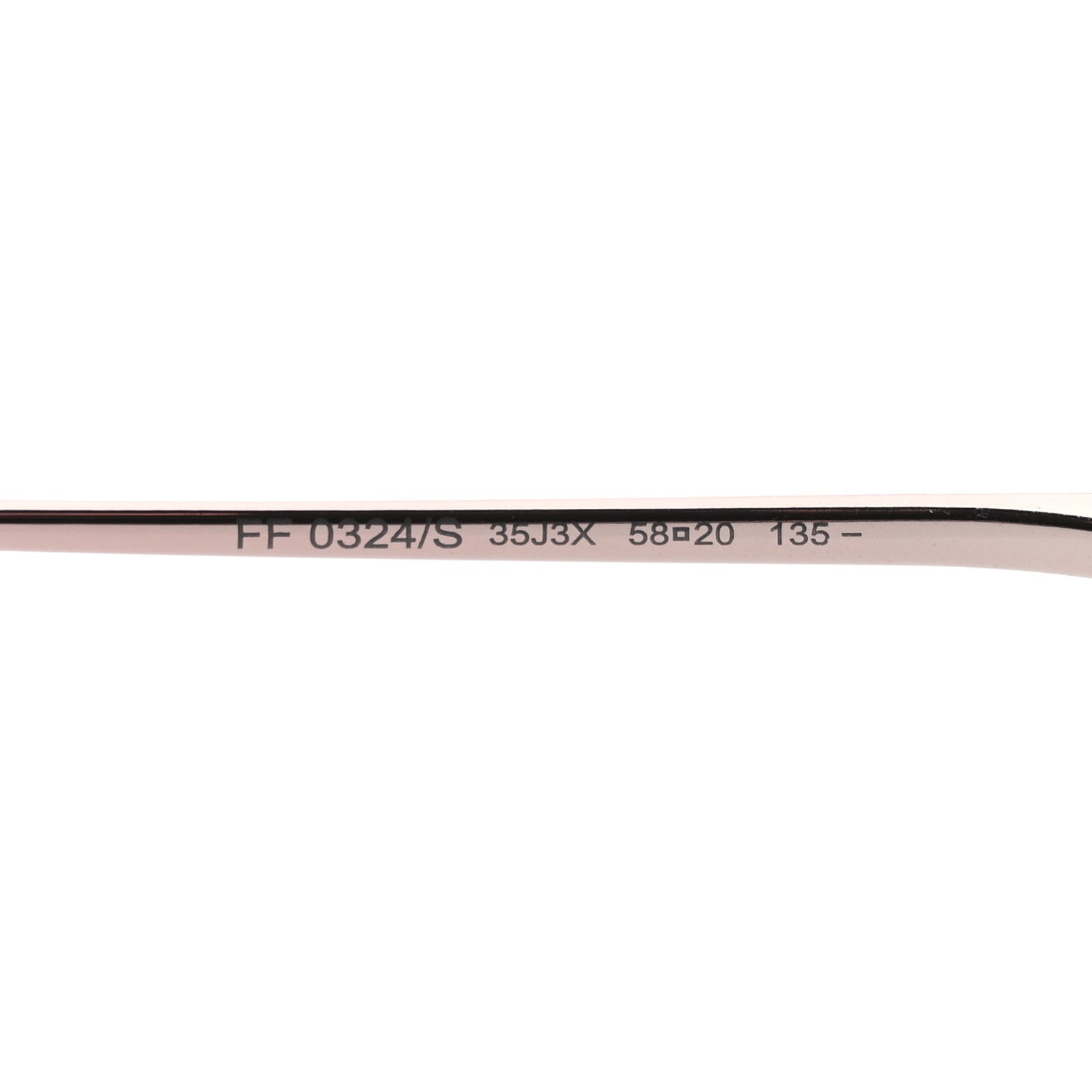 Fendi Crystal Round Sunglasses FF0324/S Rose 5 of 7