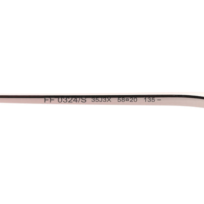 Fendi Crystal Round Sunglasses FF0324/S Rose 5 of 7