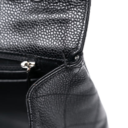 Chanel Caviar Quilted Jumbo Single Flap Black 13 of 14