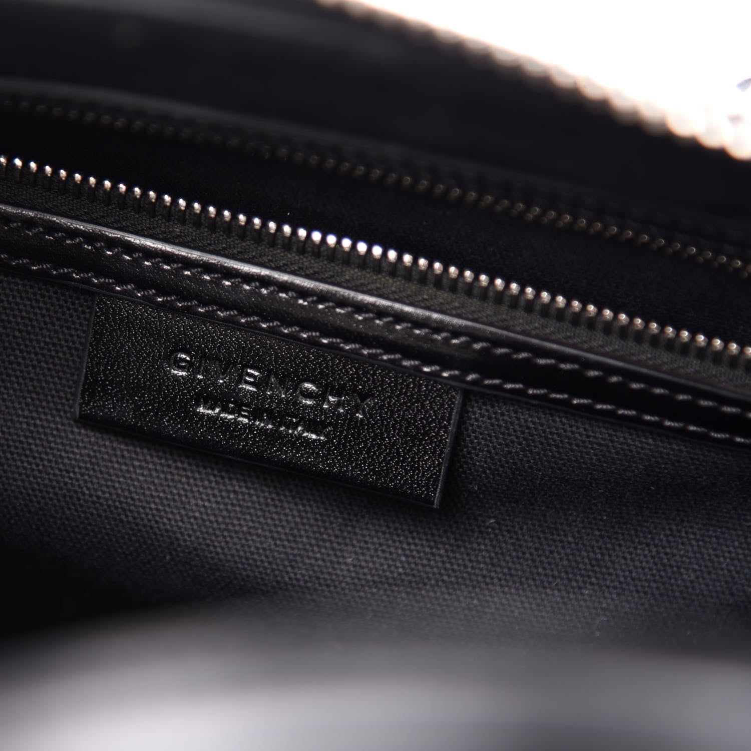 Givenchy Shiny Lord Calfskin Medium Antigona Black 7 of 11