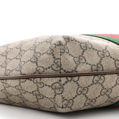 Gucci GG Supreme Monogram Web Small Ophidia Half Moon Hobo Brown 9 of 11