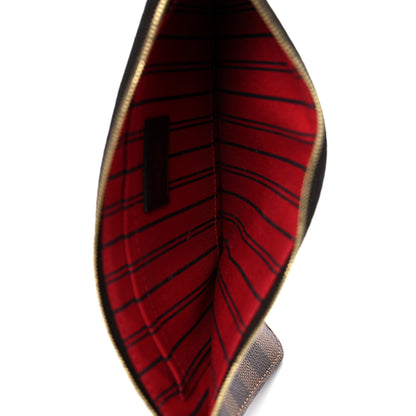 Louis Vuitton Damier Ebene Neverfull MM GM Pochette 5 of 16