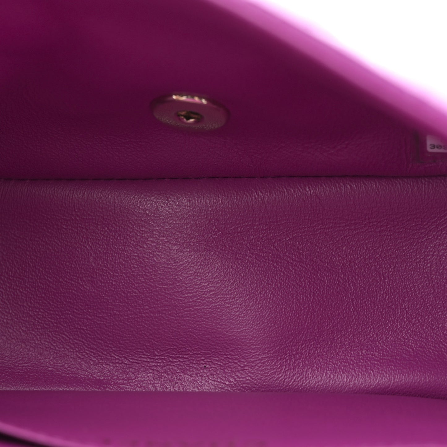 Lambskin Quilted Mini Square Flap Purple
