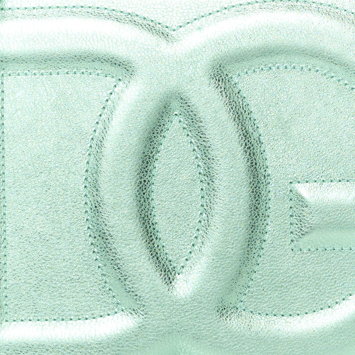 Dolce & Gabbana Metallic Calfskin DG Logo Flap Crossbody Bag Green 7 of 9