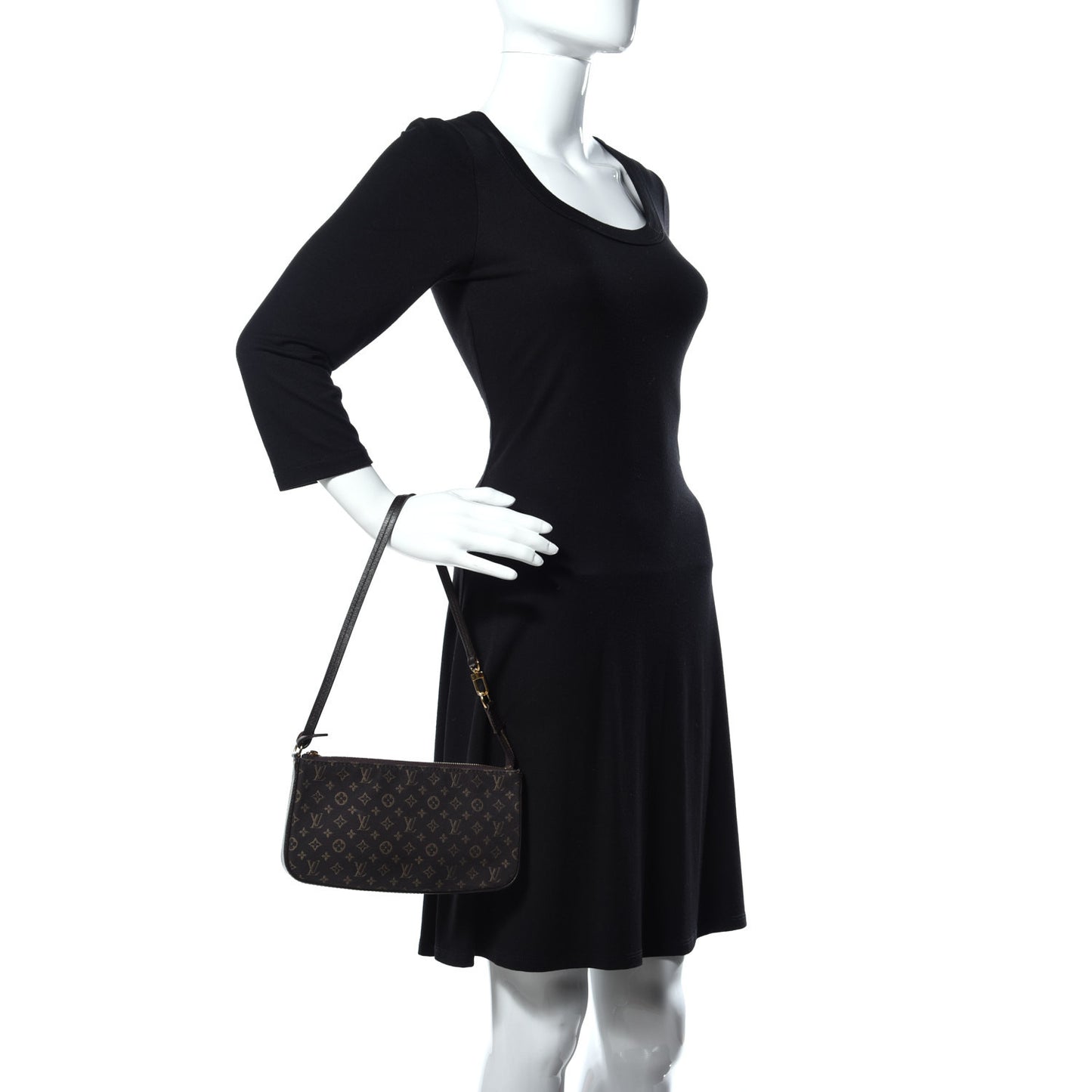 Monogram Mini Lin Pochette Accessories Ebene