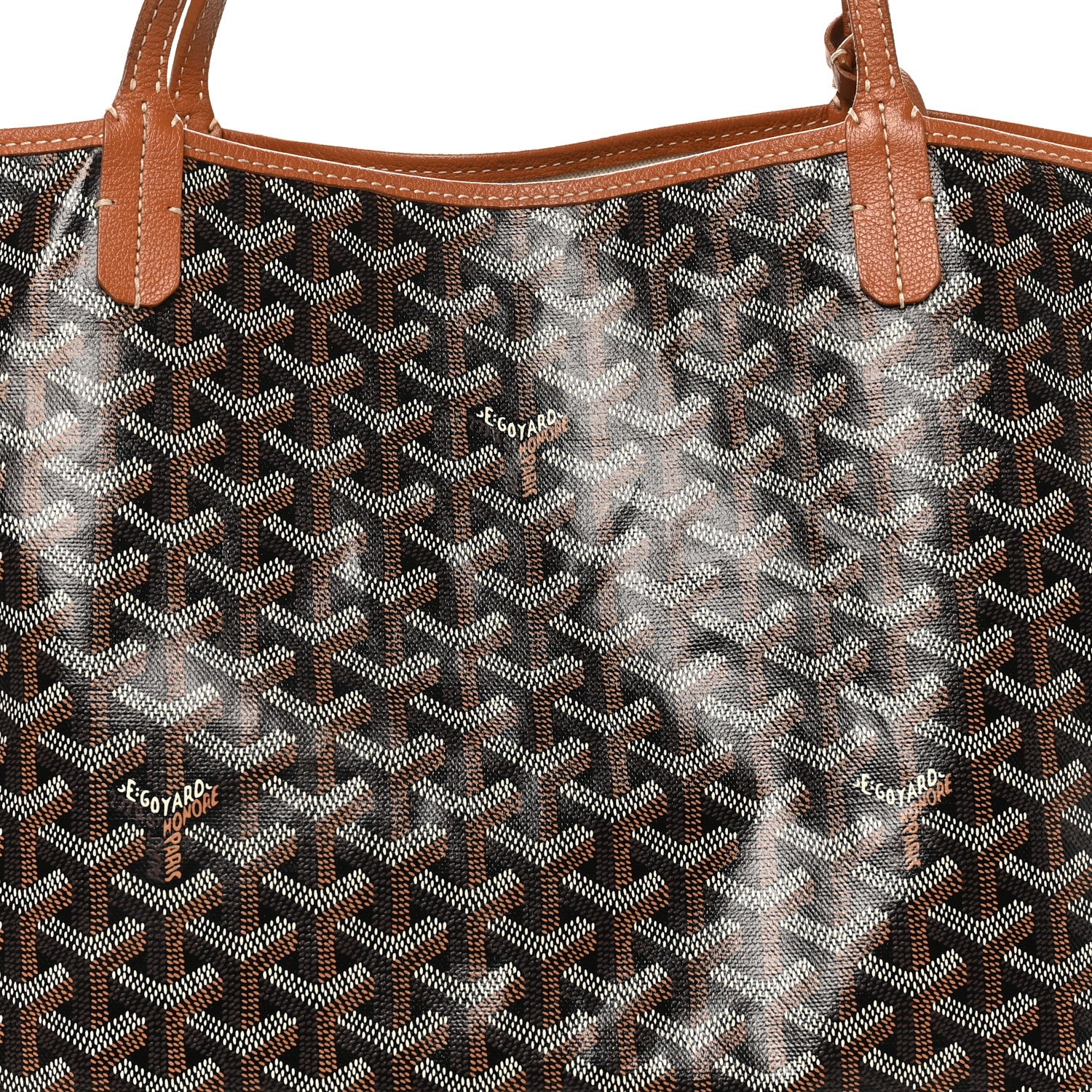 Goyard Goyardine Saint Louis GM Black Gold 9 of 12