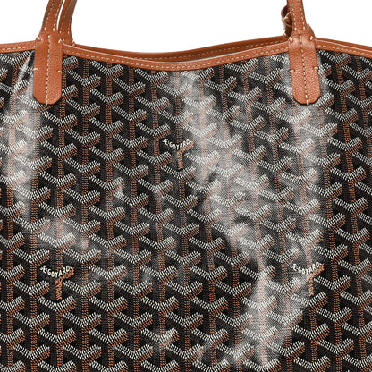 Goyard Goyardine Saint Louis GM Black Gold 9 of 12