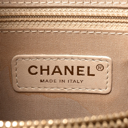 Chanel Grained Calfskin Stitched Small Lady Coco Top Handle Tote Beige 6 of 10
