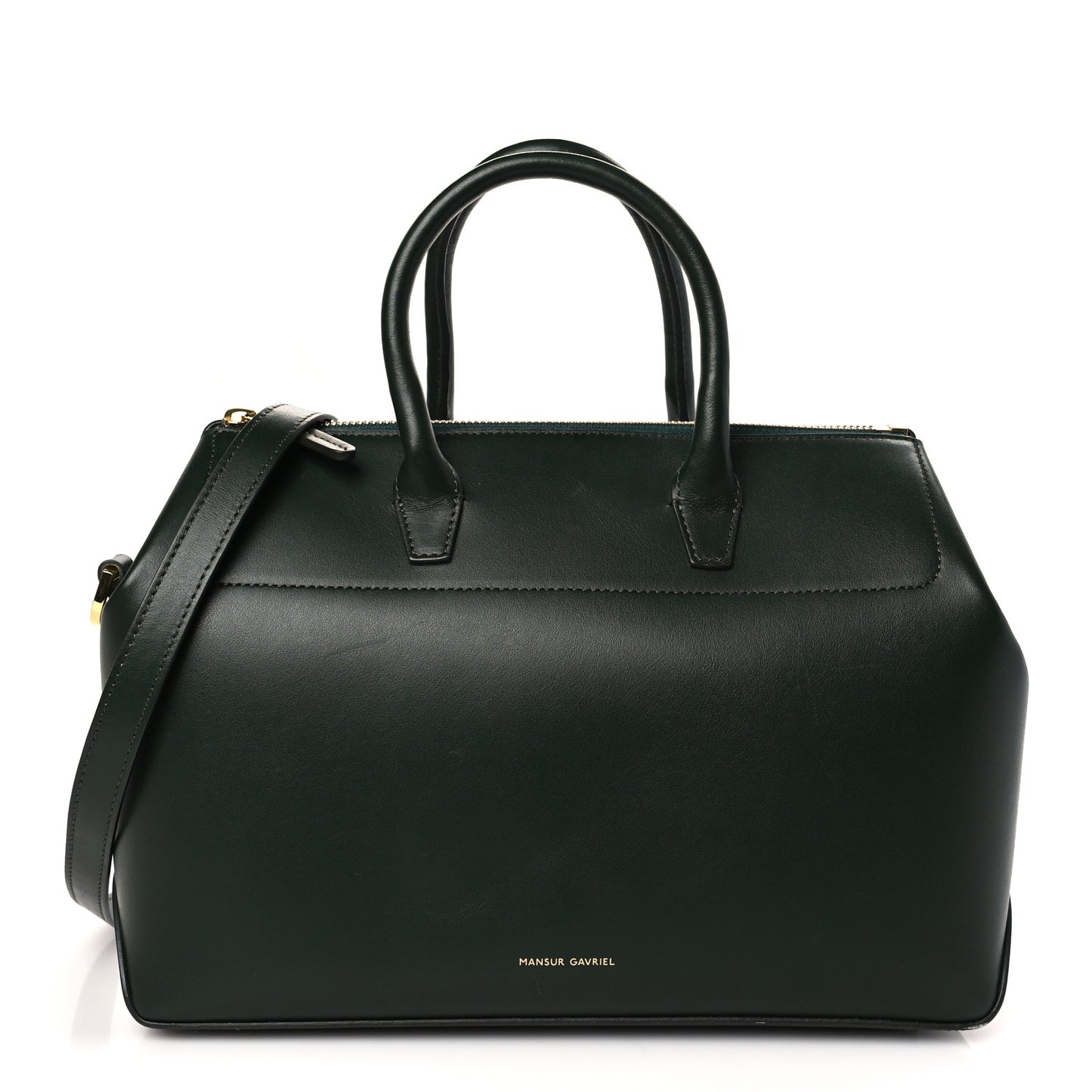 Calfskin Mini Travel Crossbody Bag Moss