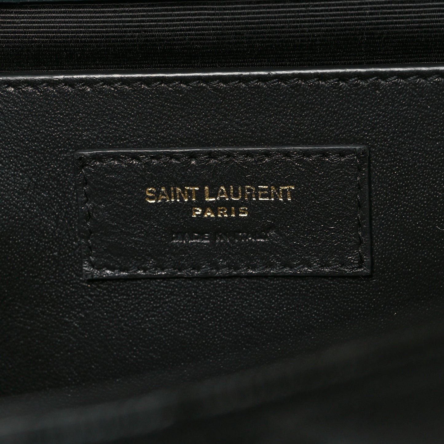 Grain De Poudre Textured Mixed Matelasse Triquilt Medium Monogram Satchel Dark Smog