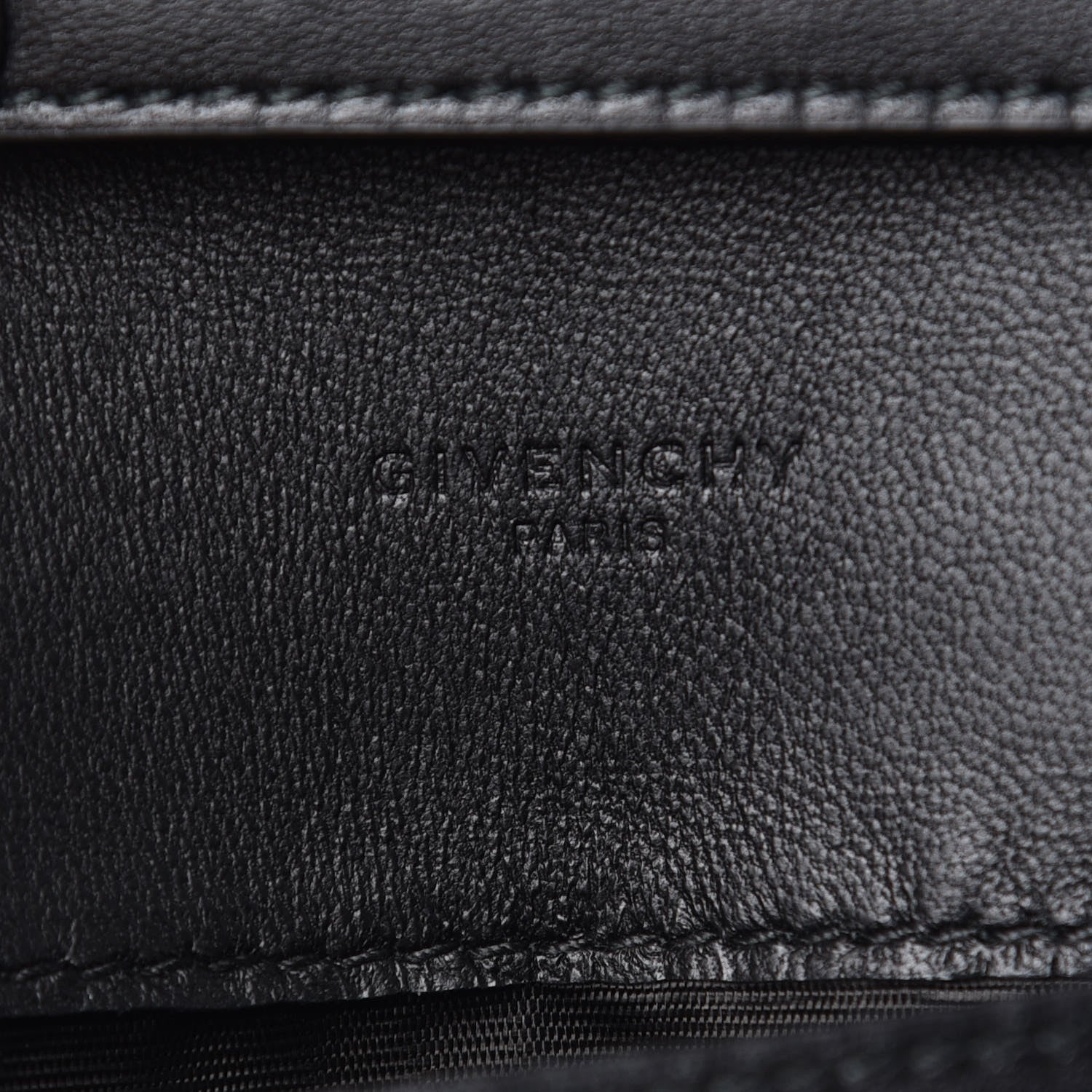 Givenchy Metallic Goatskin Emblem Chain Wallet Silver 6 of 9