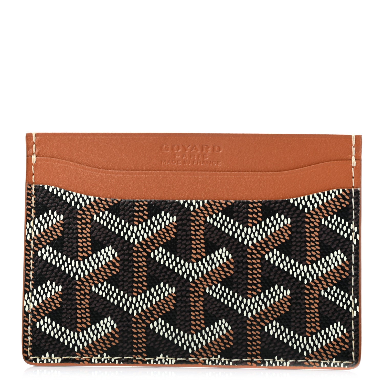 Goyard Goyardine Saint Sulpice Card Holder Black Gold 1 of 6