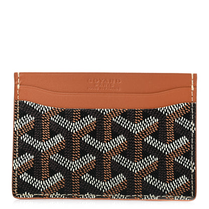 Goyard Goyardine Saint Sulpice Card Holder Black Gold 1 of 6