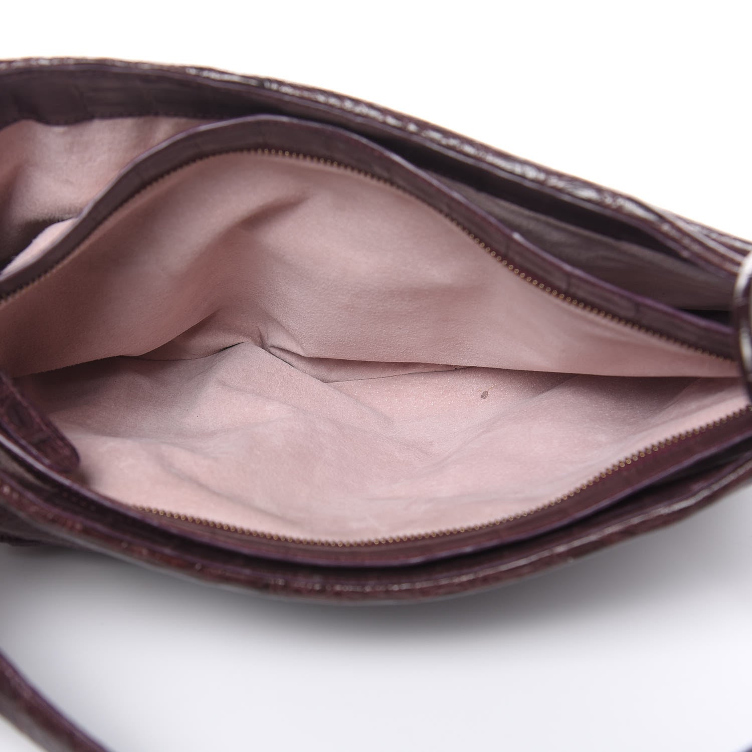 Nancy Gonzalez Crocodile Shoulder Bag Purple 5 of 14