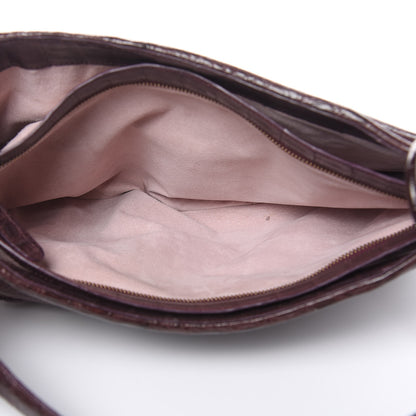 Nancy Gonzalez Crocodile Shoulder Bag Purple 5 of 14