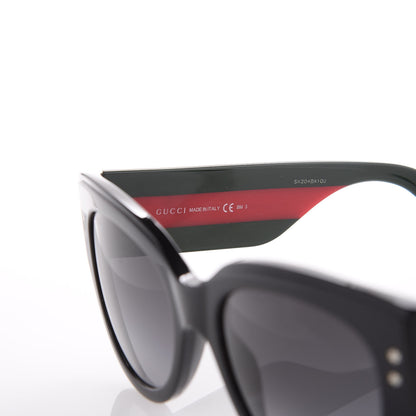 Gucci Acetate Oversized Rectangle Frame Web Sunglasses GG GG3864/S Black 6 of 7