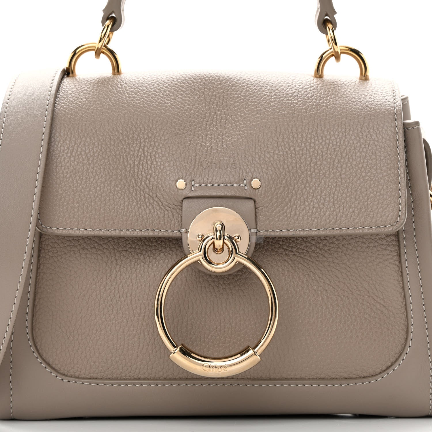 Chloe Calfskin Mini Tess Day Bag Motty Grey 8 of 11