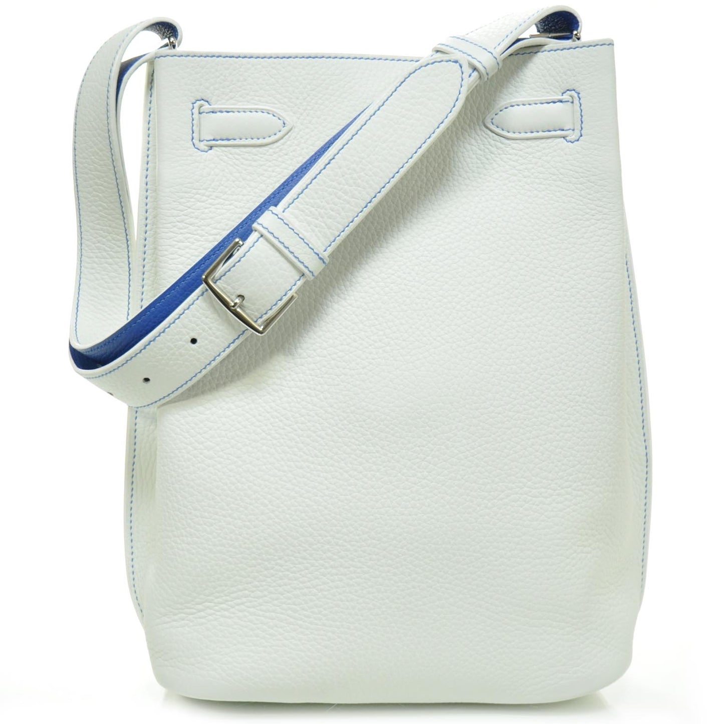 Taurillon Clemence SO KELLY 26 Blanc and Mykonos