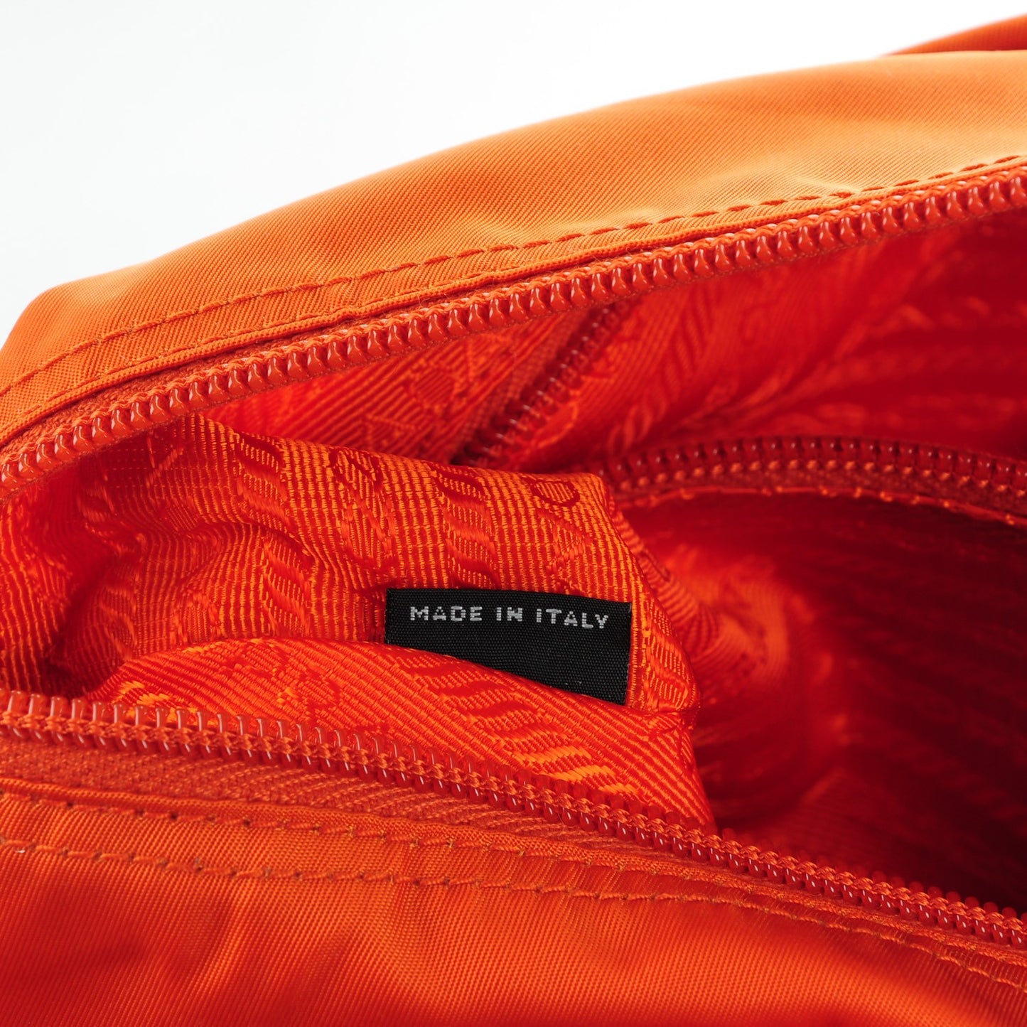 Nylon Vela Messenger Bag Papaya