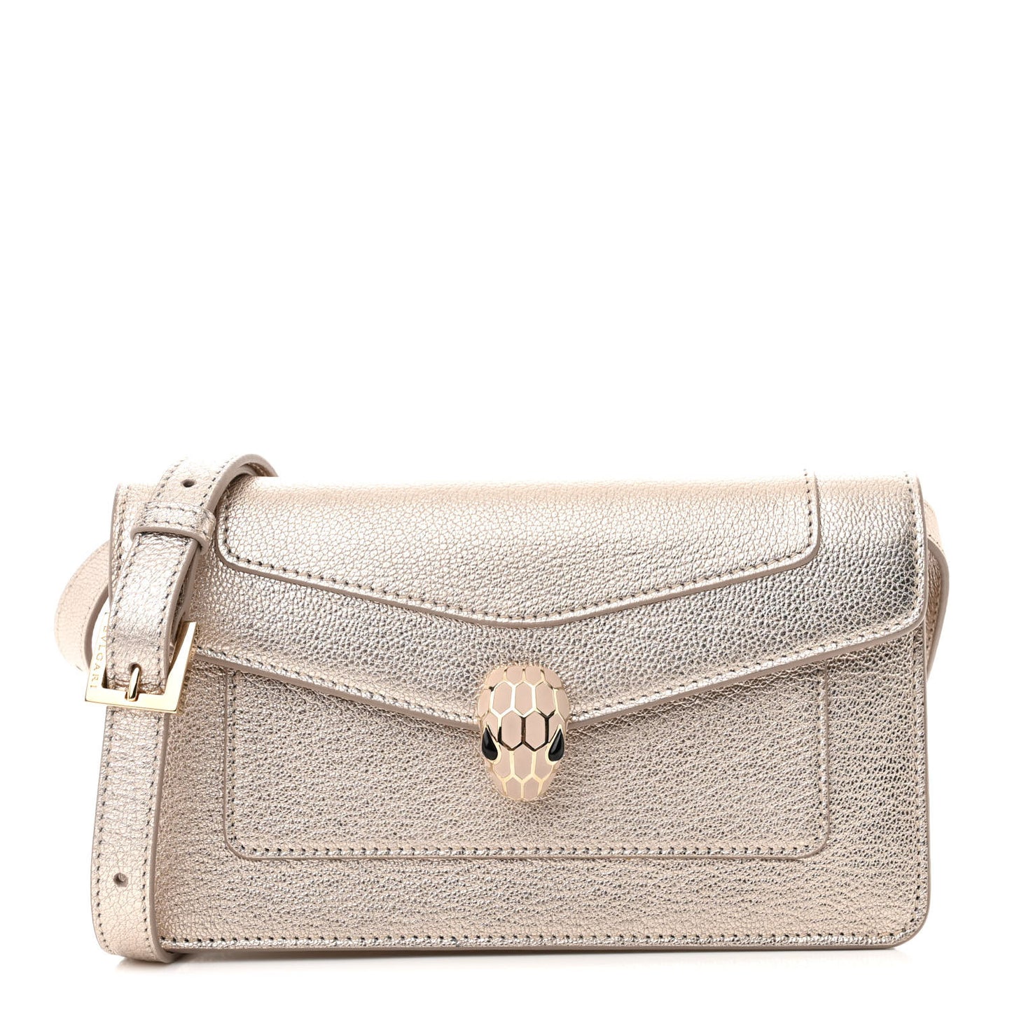 Calfskin Serpenti Forever Belt Bag Gold