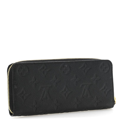 Louis Vuitton Empreinte Clemence Wallet Black 3 of 11