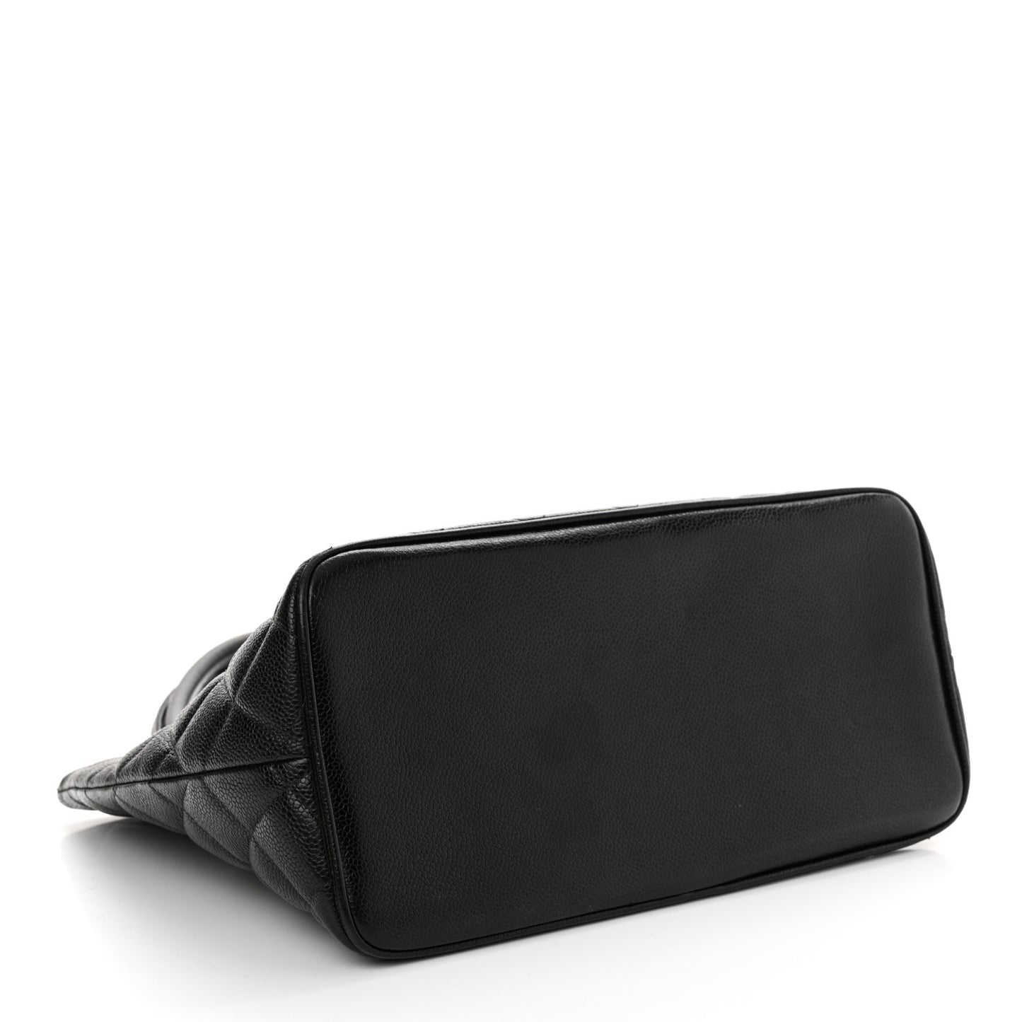 Caviar Quilted Medallion Tote Black